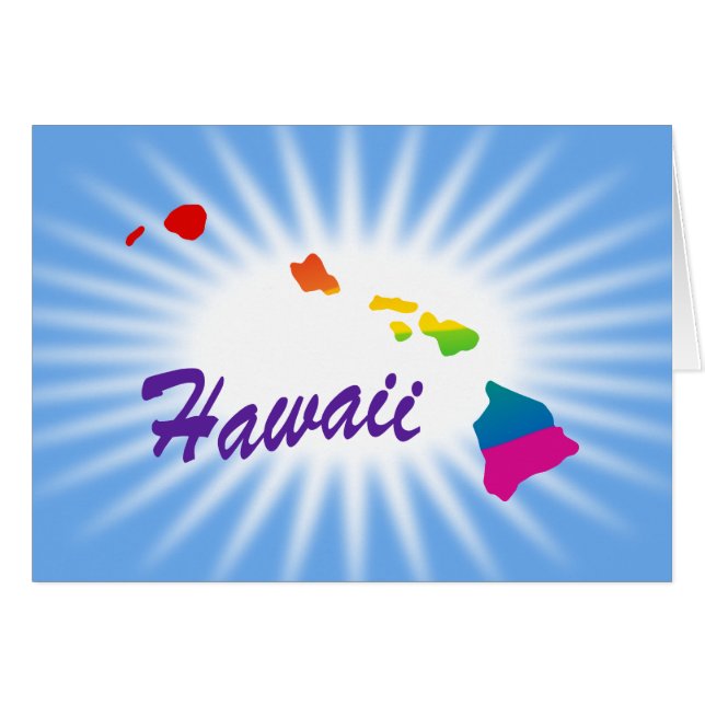 Rainbow State Of Hawaii (Front Horizontal)