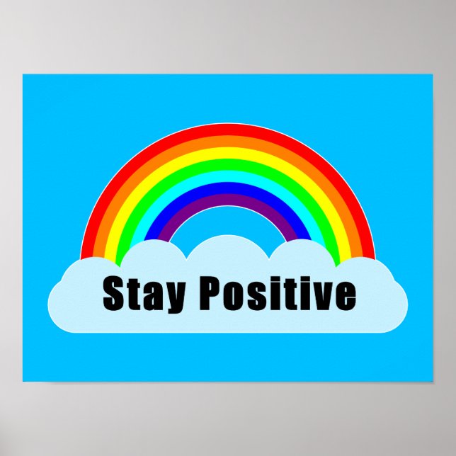 RAINBOW - Stay Positive Poster (Front)