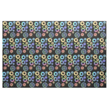 Rainbow steampunk metal gears art