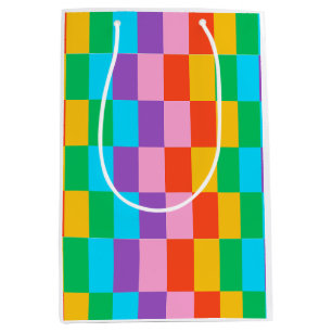 Rainbow Steps Blocks Gift Bag – Colourful Bold