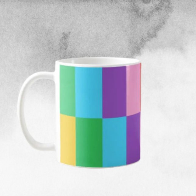 Rainbow Steps Blocks Pattern Classic Mug (Creator Uploaded)