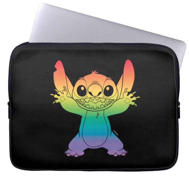 Rainbow Stitch Laptop Sleeve (Front)