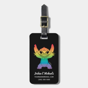 Rainbow Stitch Luggage Tag
