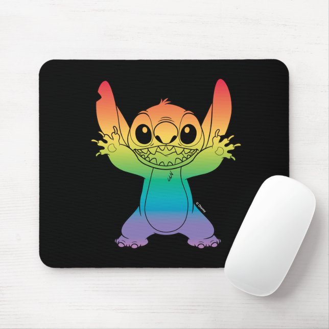 Rainbow Stitch Mouse Pad (With Mouse)