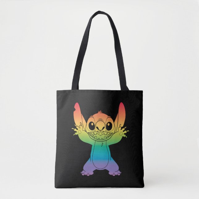 Rainbow Stitch Tote Bag (Front)