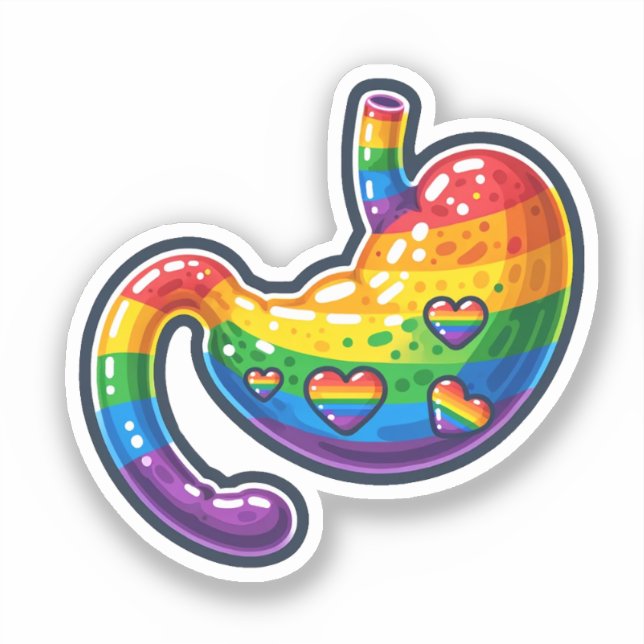 Rainbow Stomach (Front)