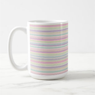 rainbow stripe background coffee mug