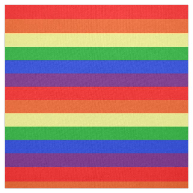 Rainbow stripe fabric (Swatch)