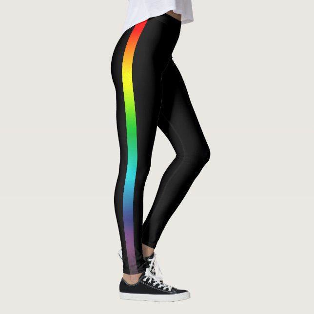 Rainbow Stripe Leggings (Right)
