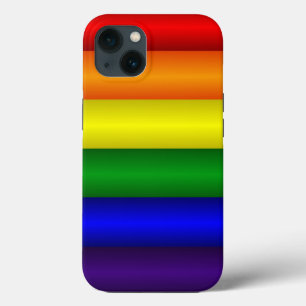 Rainbow Striped iPhone 13 Case