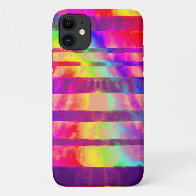 Rainbow Striped Phone Case (Back)