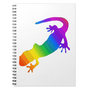 Rainbow Striped Salamander Notebook
