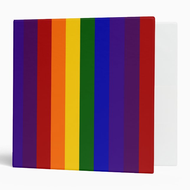 Rainbow Stripes Binder (Front/Inside)