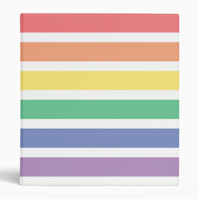 Rainbow Stripes Binder (Front)