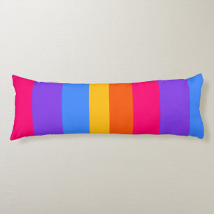 Rainbow Stripes Body Pillow