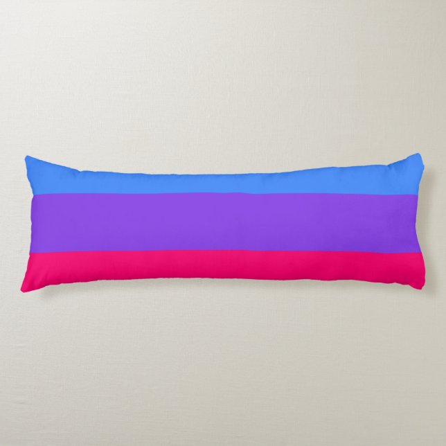 Rainbow Stripes Body Pillow (Front)