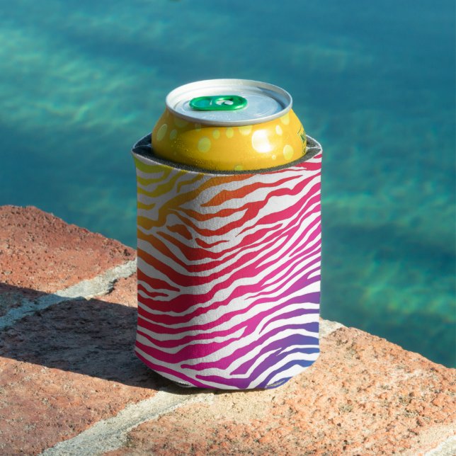 Rainbow Stripes Can Cooler (In Situ Pool)