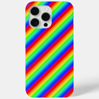 Rainbow Stripes iPhone 15 Pro Max Case