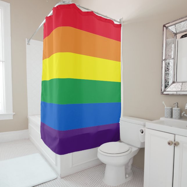 Rainbow stripes colours Lgbt Lgbtq gay flag (In Situ)