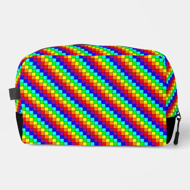 Rainbow Stripes - Dopp Kit (Front)