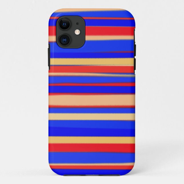 Rainbow stripes graphic art Case-Mate iPhone case (Back)