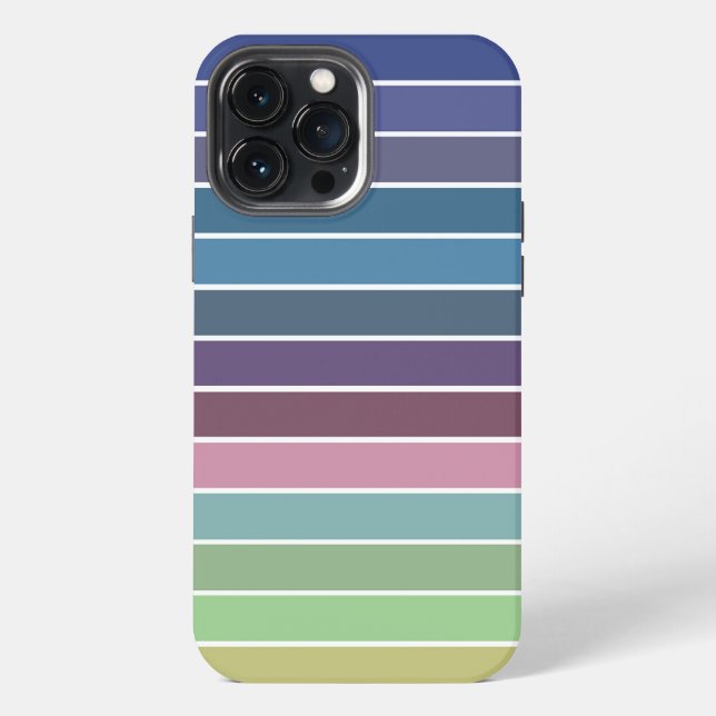 Rainbow Stripes iPhone Case (Back)