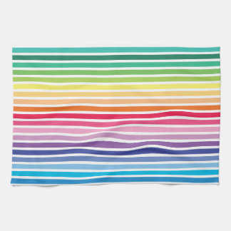 Rainbow Stripes Kitchen Towel
