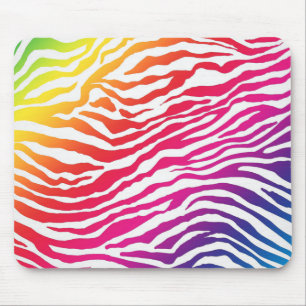 Rainbow Stripes Mouse Pad