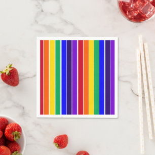 Rainbow Stripes Napkin