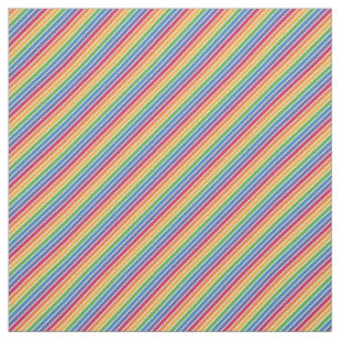 Rainbow Stripes Pattern Fabric