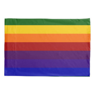 Rainbow Stripes Pillowcase