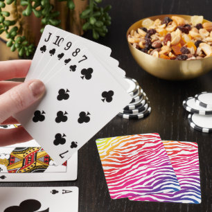 Rainbow Stripes Playing Cards