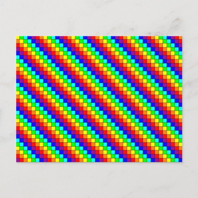 Rainbow Stripes - Postcard (Front)