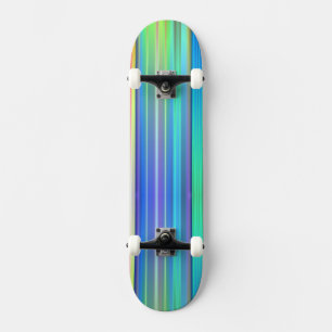 Rainbow Stripes Skateboard