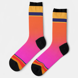 Rainbow +  Stripes  Socks