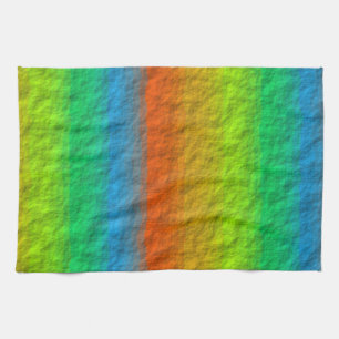 RAINBOW STRIPES TEXTURE KITCHEN TOWEL