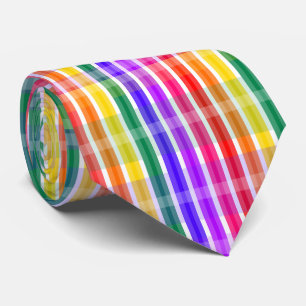 Rainbow Stripes Tie