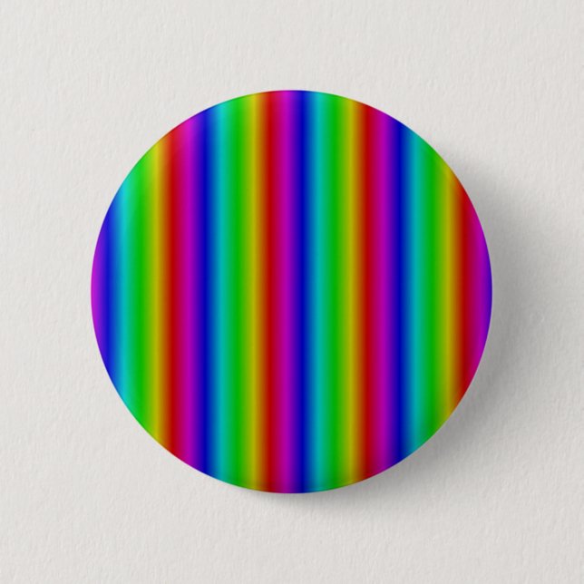 Rainbow Strips - Pattern 2 Inch Round Button (Front)