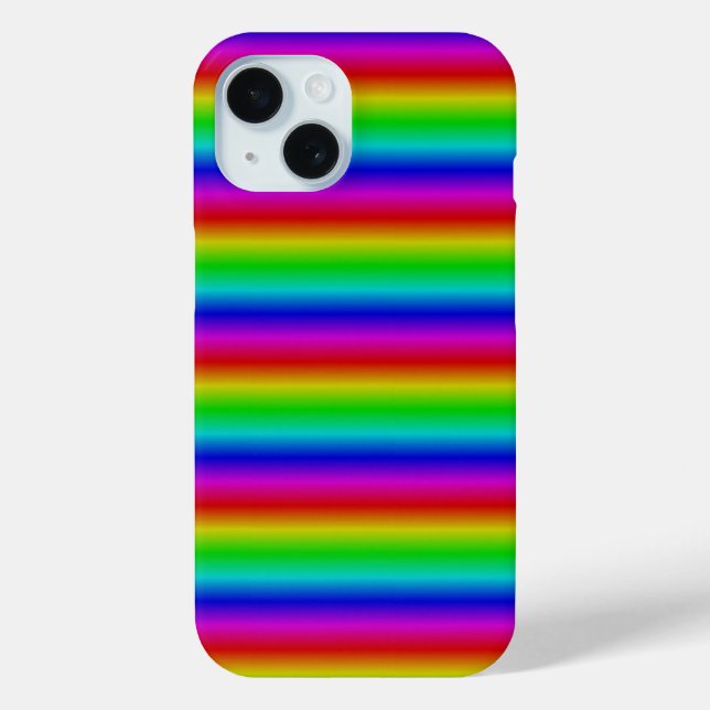Rainbow Strips - Pattern Case-Mate iPhone Case (Back)