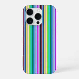 Rainbow Strips - Pattern iPhone 16 Pro Case