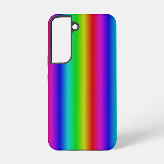 Rainbow Strips - Pattern Samsung Galaxy S22 Case (Back)