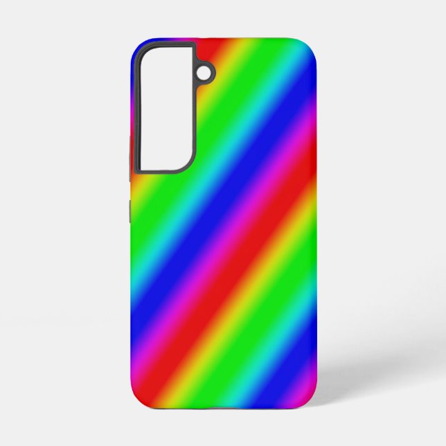 Rainbow Strips - Pattern Samsung Galaxy S22 Case (Back)