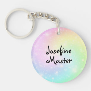 Rainbow Strudel Keychain