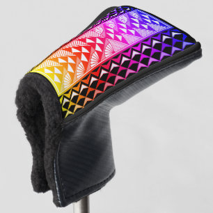 Rainbow Sun and Rain 2 Golf Head Cover