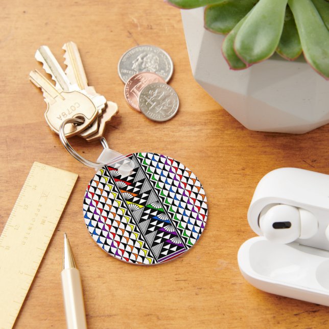 Rainbow Sun and Rain Keychain (Desk)