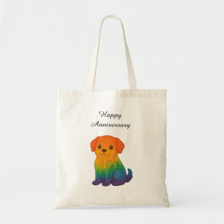 Rainbow Sun - Happy Anniversary Tote Bag