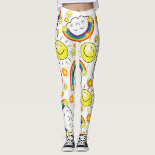 Rainbow Sun  Leggings