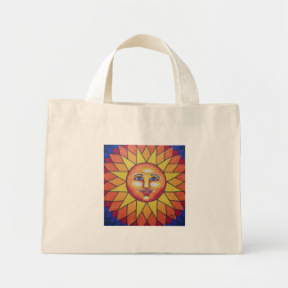 Rainbow Sun Mini Tote Bag