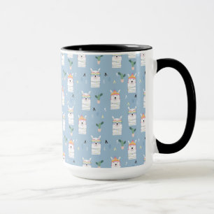 Rainbow Sunglasses Llama Pattern Mug