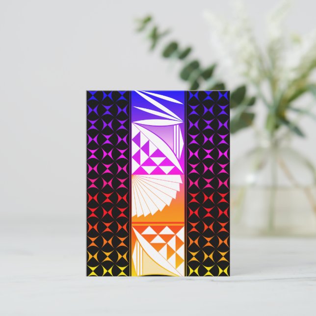 Rainbow Sunrise 2 Card (Standing Front)